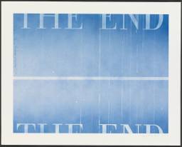 THE END #40 2003 by Edward Ruscha born 1937